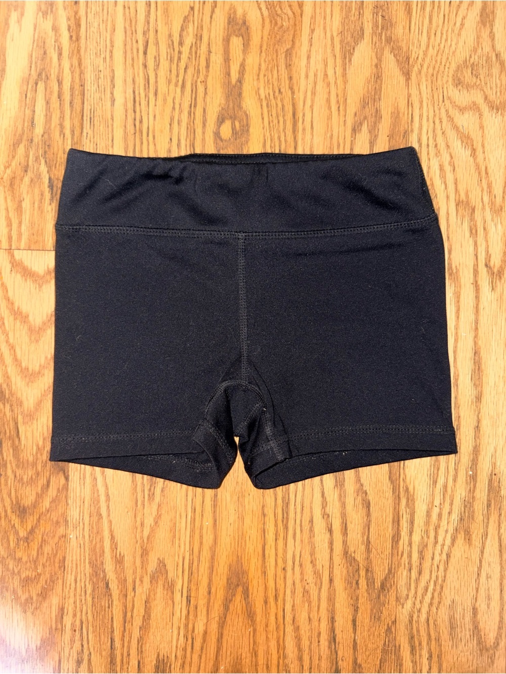 90 DEGREE BY REFLEX Girls Black Active Athletic Dance Shorts S (7-8)